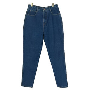 Bill Bass Jeans Women's Size 14 Dark Wash 100% Cotton Slim Curvy Tapered